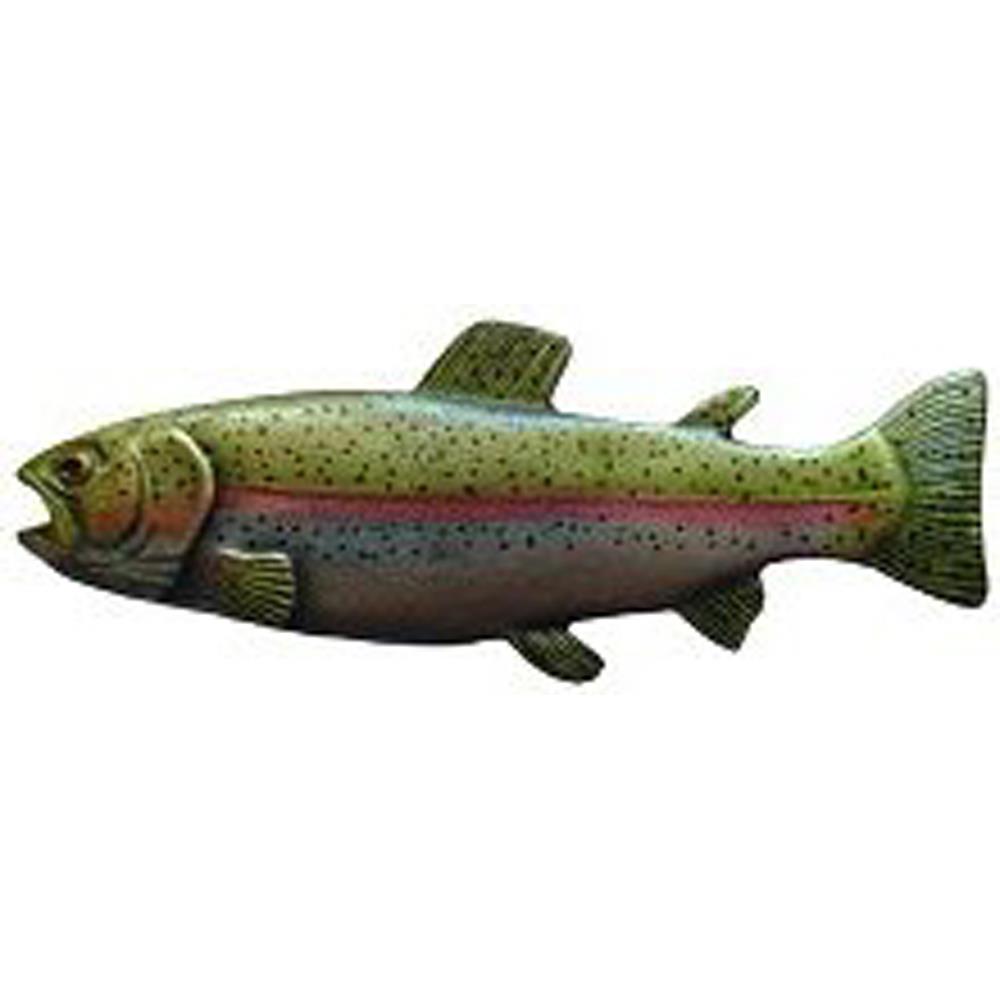 Notting Hill NHK-148-PHT-R Rainbow Trout Knob Hand-tinted Antique Pewter (Right side/faces left)